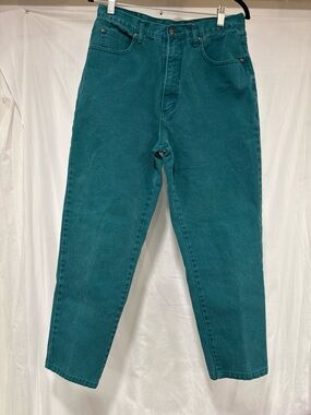 Eddie Bauer Teal Relaxed Straight Jeans